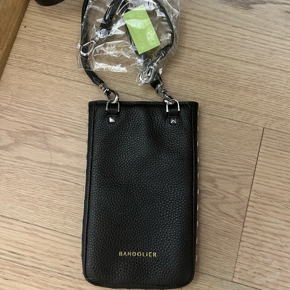 Bandolier black purse